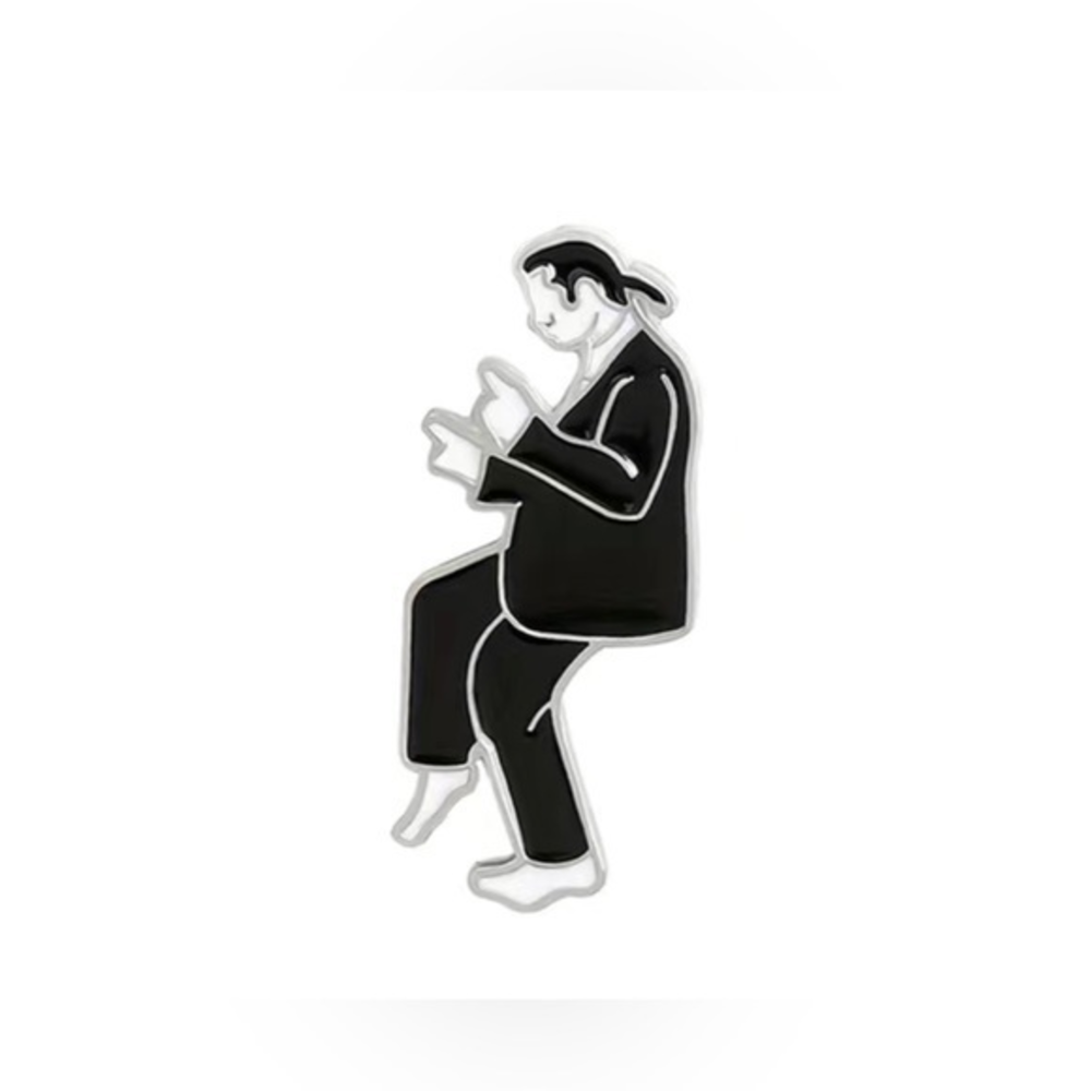 John Travolta Pulp Fiction Tie Tack Lapel Pin - Picture 1 of 5